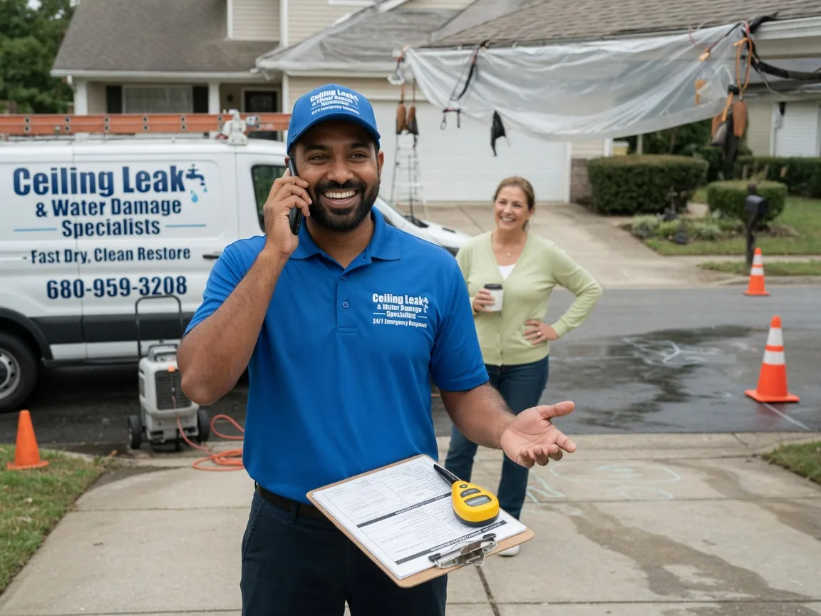 Ceiling Leak Cleanup Harlan, IA FAQs